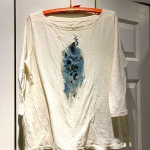 Loft casual t shirt, 3/4 sleeves, VGUC